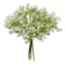 Mainstays 12 inch Artificial Babys Breath Flower Pick, White Color. Indoor Use.