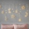 Mainstays 144-Count Indoor Battery Operated Warm White LED Curtain Lights with Stars and Moons