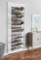 Mainstays 36 Pair Over-The-Door Shoe Closet Organizer Rack for 36 Pairs, 12 Tier, Metal, Gray