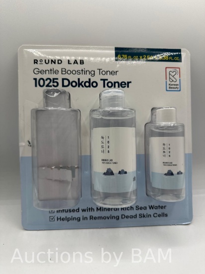 Round Lab 1025 Dokdo Toner 6.76 fl oz x2 plus 3.38 fl oz