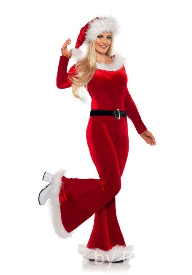 Adult Womens Santa Little Holiday Costume Small