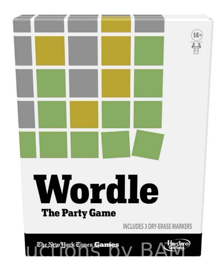 Wordle The Party Game for 2-4 Players, Ages 14 and Up, Inspired by Wordle Game
