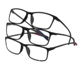 Design Optics by Foster Grant Dax Plastic Rectangle Reading Glasses +2.50