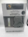 SunSmart Total Blackout Lined Panel Pair with Grommets 2 Panels