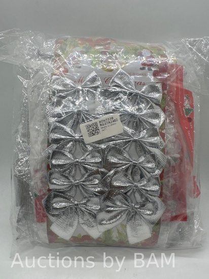 Christmas Tree Decorations Set, 120PCS Sparkling Artificial Christmas Decorations