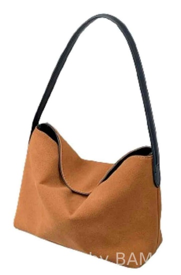 Municipal Shoulder Bag Women Suede Crescent Satchels Bag Retro Crossbody Phone Purse Top-handle