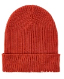 Wonder Nation Girls Ribbed Beanie Hat, Red