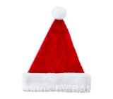 Classic Red & White Plush Santa Hat, Large, 17, by Holiday Time
