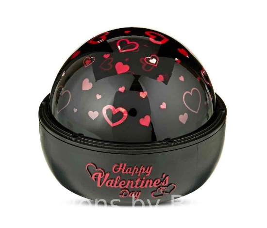 Valentines Day Battery Operated Heart Projection Light, by Way to Celebrate