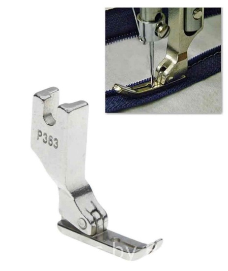 Stainless Industrial Zipper Presser Foot P363 For Brother Juki Sewing Machine