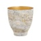 (68) Delmont Candleholder - Large Whitewash