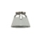 (96) Allen + Roth 1-Light Semi-Flushmount Ceiling Fixture Brushed Nickel/White Shade