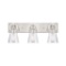 (28) Harnell 3 Light Brushed Nickel Vanity Light
