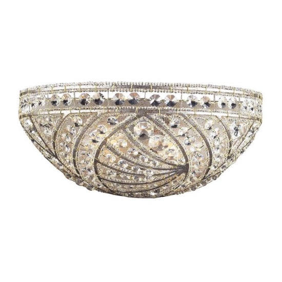(42) Renaissance 6" High 2-Light Sconce - Sunset Silver