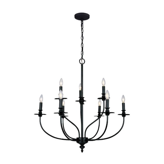 (20) Hartford 29" Wide 9-Light Chandelier - Oil Rubbed Bronze