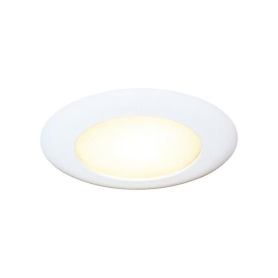 (812) 6" Wide 1-Light Recessed Light - White