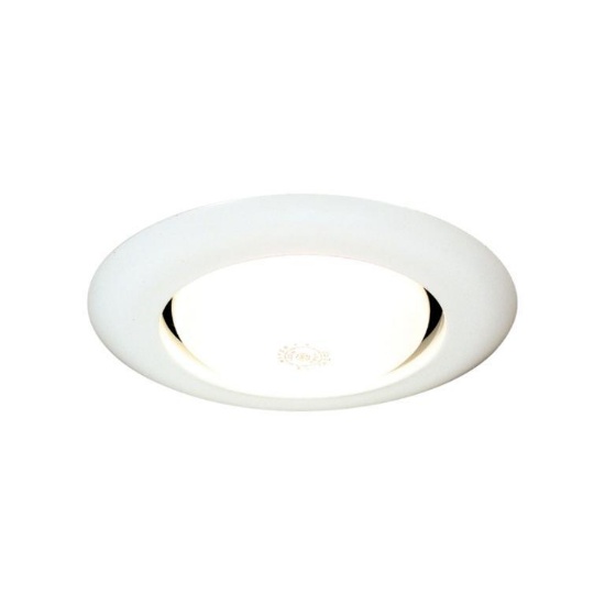 (4480) 6" Wide 1-Light Recessed Trim - Matte White