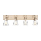 (29) Harnell Champagne Bronze 4 Light Vanity