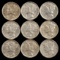 (9) Better Grade Mercury Dimes - 10c - Mixed Dates/Grades