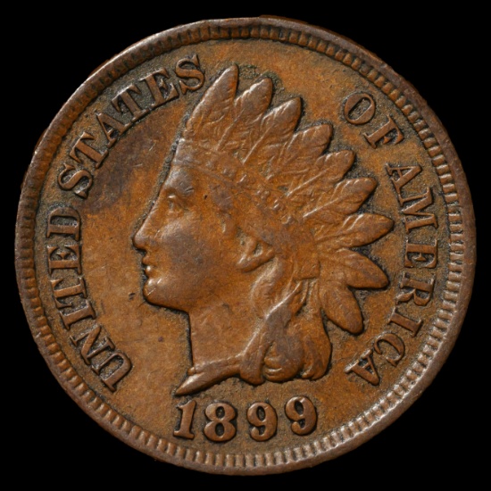 1899 Indian Head Cent - 1c - About Uncirculated