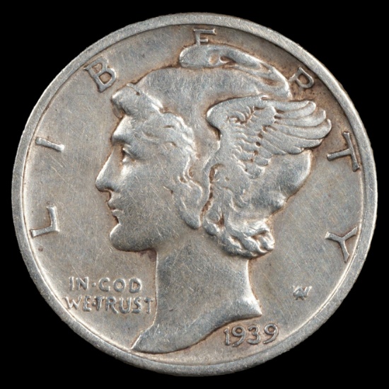 1939-D Mercury Dime - 10c - Very Fine