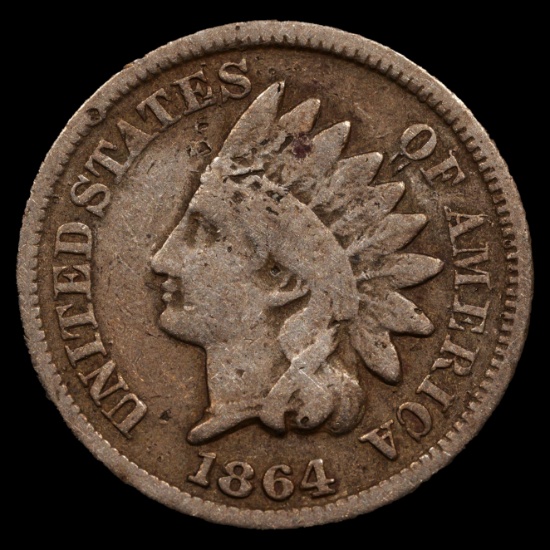 1864 Indian Head Cent - 1c - Very Good *BETTER DATE*