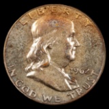 1962 Proof Franklin Half Dollar - 50c - GEM Proof *Toned*