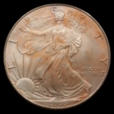 2000 American Silver Eagle - $1 - 1 oz Troy .9999 Fine Silver Bullion Coin