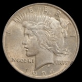 1924 Peace Silver Dollar - $1 - About Uncirculated Plus