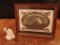 Lot of 2 RCA Nipper Dog with 8x10 framed picture