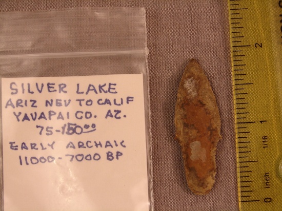 Native American artifact arrowhead