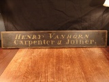 Single side trade sign  for Carpenter