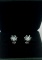 2 Carats Green VVS Earrings