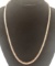 Rose Gold Tennis Necklace