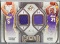 Kobe Bryant & Jordan Farmar Game Used Patch /35