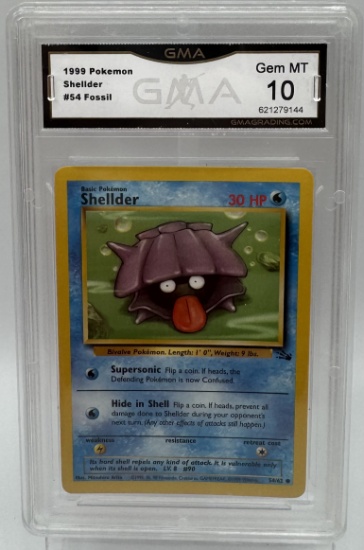 1999 Shellder Pokemon Card Mint 10