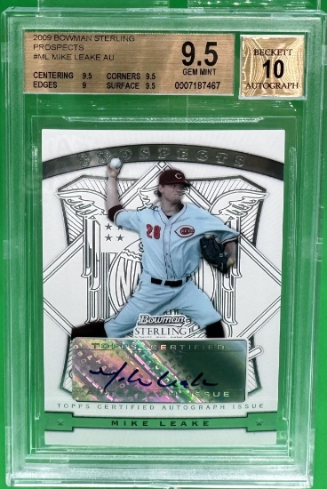 Mike Leake Auto Card