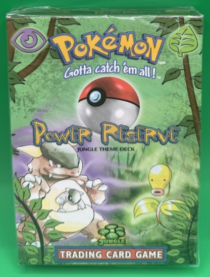 Sealed 1999 Pokemon Power Reserve Theme Deck