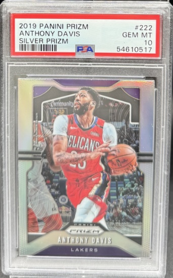 Anthony Davis Silver Prizm