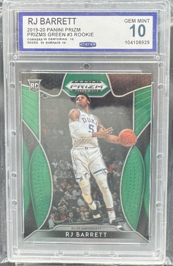 RJ Barrett Green Rookie
