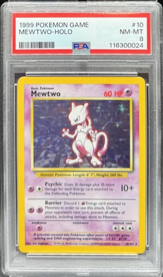 1999 Mewtwo Holo Pokemon