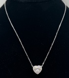 Heart Shape VVS Necklace