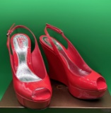 Gucci Coral Red Leather