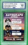 Mickey Mantle Derek Jeter Aaron Judge Card