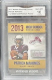 Patrick Mahomes Gold Rookie