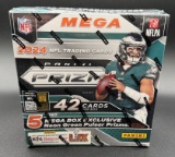 2024 NFL Prizm Football Cards Mega Box  New Sealed