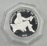 1976 Nation Indias Silver Coin