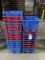 Buckhorn 18-565 Stacking / Nesting Plastic Totes - Lot of 25
