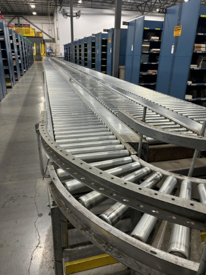Approx. 300' of Automotion 15"" Roller Conveyor