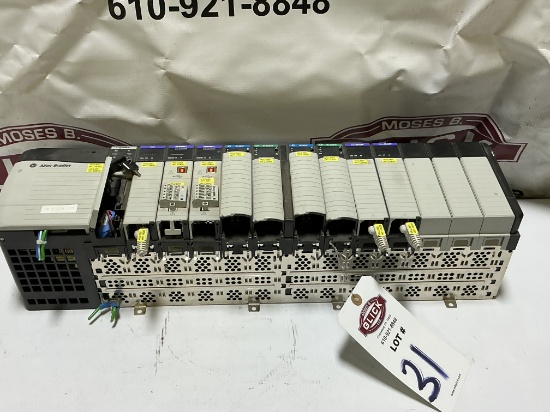 Allen-Bradley 5561 Controllogix Processor 13 slot Chassis 1756-L61 B 1756-EWEB/A, 1756-ENBT/A
